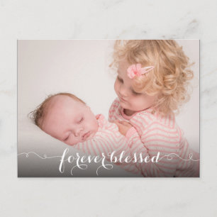 Cartão Postal Nunca abençoado Nova Foto do Anúncio do Bebê
