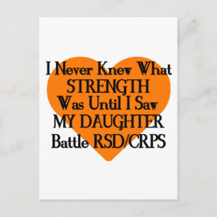Cartão Postal Nunca Conheci Força/Coração/Filha...RSD/CRPS