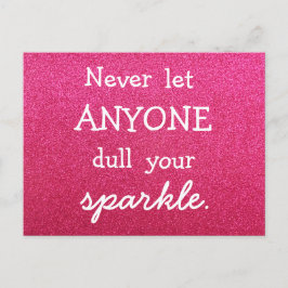 Cartão Postal Nunca Deixe Ninguém Puxar Seu Esponteiro - Lente R