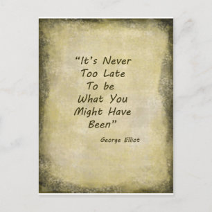 Cartão Postal Nunca Demorou George Elliot