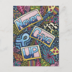 Cartão Postal Nunca Desistir