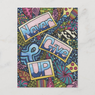 Cartão Postal Nunca Desistir