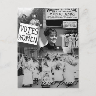 Cartão Postal Nunca esqueça a Mulher - Cartão-postal Palin