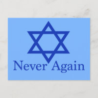 Nunca Mais Estrela da Lembrança de David Holocaust
