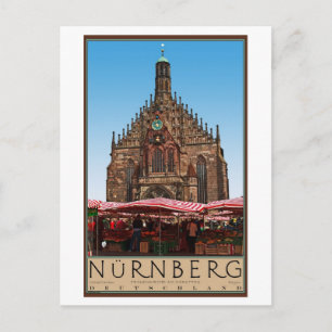 Cartão Postal Nuremberga - Frauenkirche