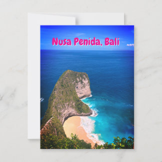 Cartão Postal Nusa Penida, praia dos Dinossauros