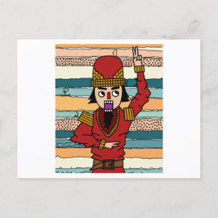 Cartão Postal Nutcracker Figures Walnut