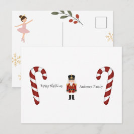 Cartão Postal Nutcracker Natal Clássico