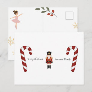 Cartão Postal Nutcracker Natal Clássico