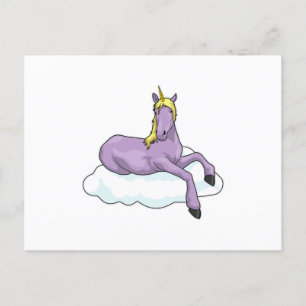 Cartão Postal Nuvem de Unicórnio
