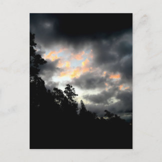 Cartão Postal Nuvens arco-íris