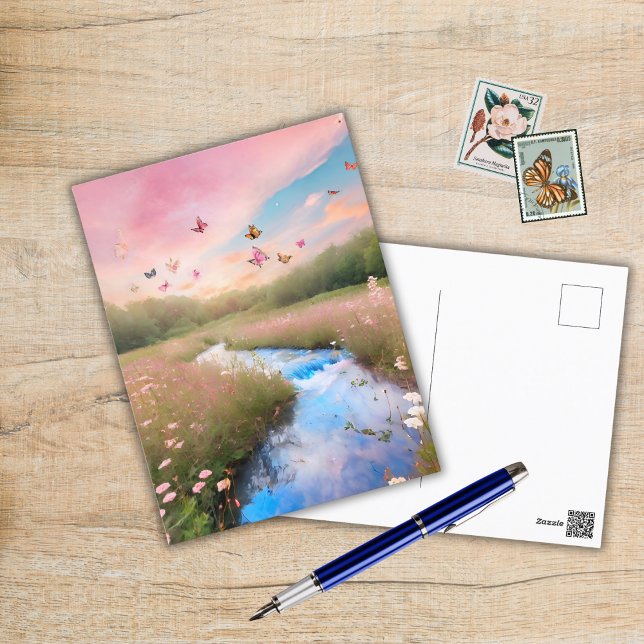 Cartão Postal Nuvens de Algodão Doce (Criador carregado)