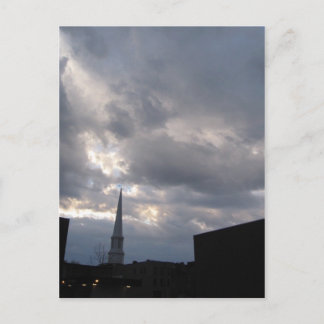 Cartão Postal nuvens de cavalos