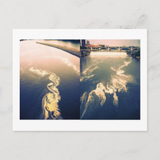 Cartão Postal nuvens de rios