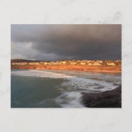 Cartão Postal Nuvens De Tempestade Sobre Polzeath