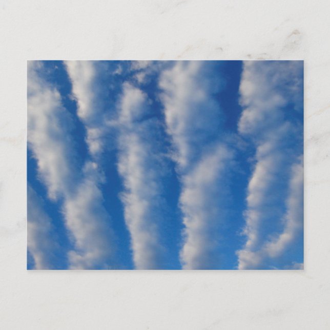 Cartão Postal Nuvens Stratocumulus Undulatus (Frente)