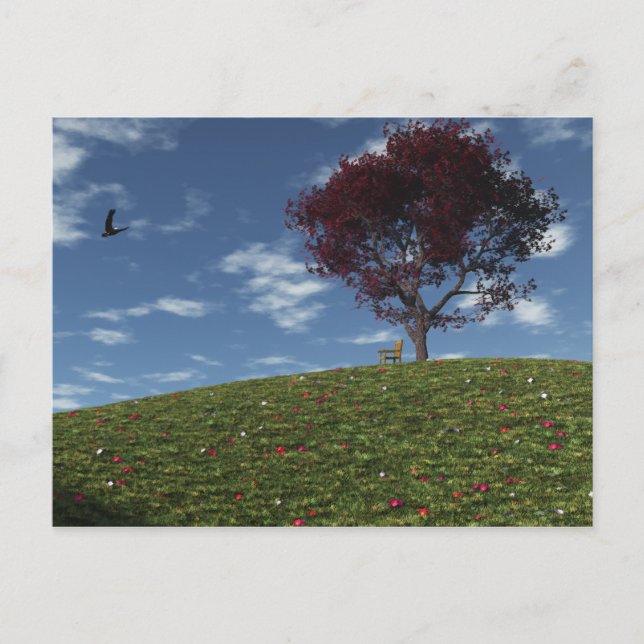 Cartão Postal Nuvens velejam por cartão-postal (Frente)