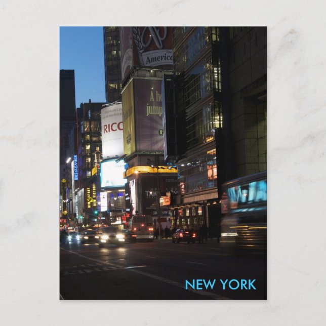 CARTÃO POSTAL NY (Frente)