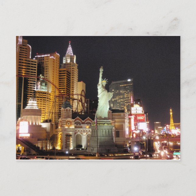 Cartão Postal NY, NY - Vegas (Frente)