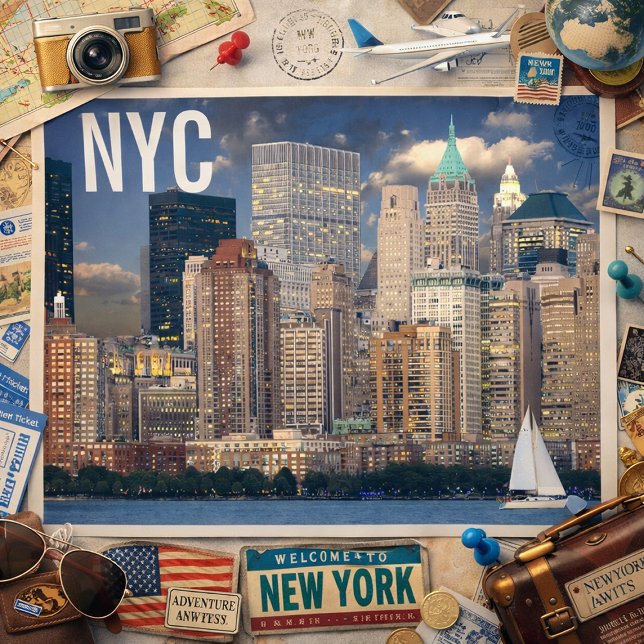 Cartão Postal NYC – A Cidade Que Nunca Para (Criador carregado)