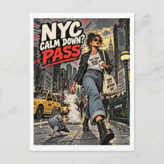 Cartão Postal NYC Acalme-se Pass