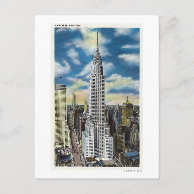 Cartão Postal NYC, Nova YorkVisão Exterior do Chrysler (Frente)