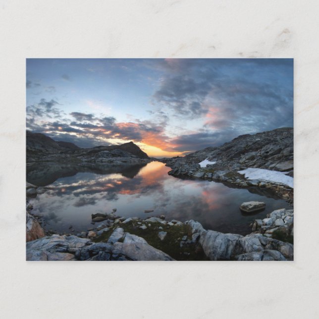 Cartão Postal Nydiver Lagos Sunrise - Ansel Adams Wilderness (Frente)