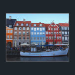 Cartão Postal Nyhavn Copenhagen Dinamarca<br><div class="desc">Olá! Espero que goste desta foto que tirei! Sinta-se livre para adicionar seu próprio texto e verifique minhas compras para mais!</div>