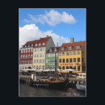 Cartão Postal Nyhavn Copenhagen Dinamarca<br><div class="desc">Olá! Espero que goste desta foto que tirei! Sinta-se livre para adicionar seu próprio texto e verifique minhas compras para mais!</div>