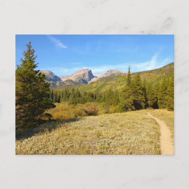 Cartão Postal Nymph Lake Trail no início do outono (Frente)