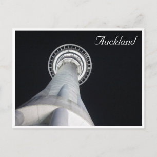 Cartão Postal nz auckland da torre do céu