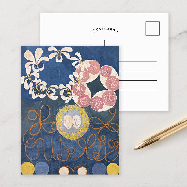 Cartão Postal O 10 maior número 1 | Hilma af Klint (Criador carregado)