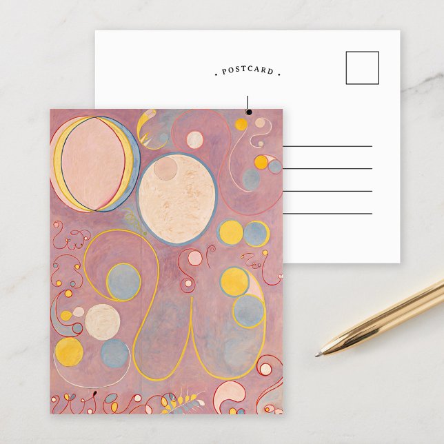 Cartão Postal O 10 maior número 8 | Hilma af Klint (Criador carregado)