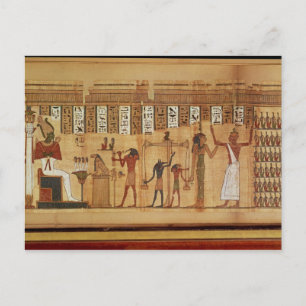 Cartão Postal O Acórdão Osiris, em pormenor