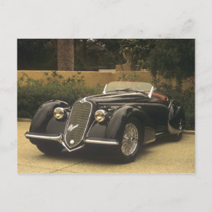 Cartão Postal O Alfa Romeo 8C 2900B é muito raro e muito