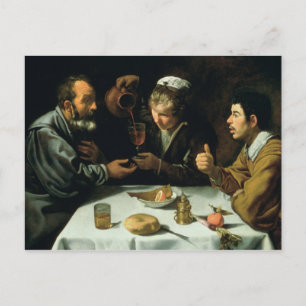 Cartão Postal O Almoço, 1620