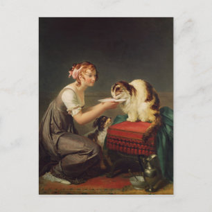 Cartão Postal O almoço do Gato