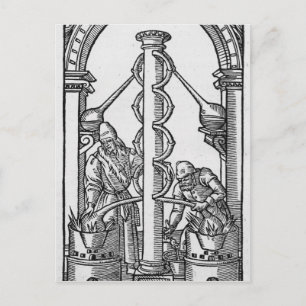 Cartão Postal O Alquimista em Ação