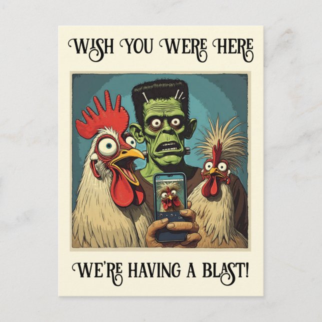 Cartão Postal O “Amigo Especial” Frango Empanado (Frente)