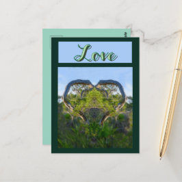 Cartão Postal O Amor Da Natureza