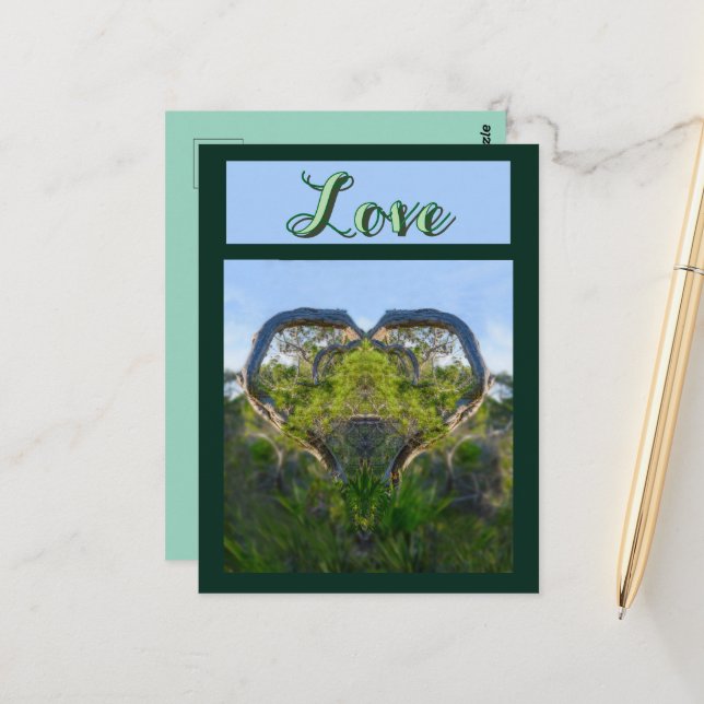 Cartão Postal O Amor Da Natureza (Frente/Verso In Situ)