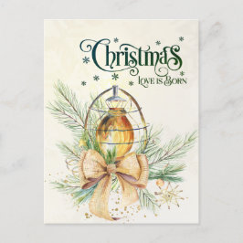 Cartão Postal O Amor de Natal é o Nascer John 3:16