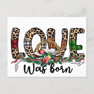 Cartão Postal O amor é nascer O verdadeiro dom é que Jesus é a r
