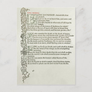 Cartão Postal O amor é suficiente, 1897