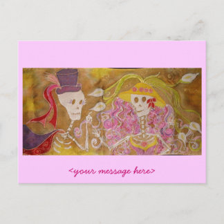 Cartão Postal o amor está no ar