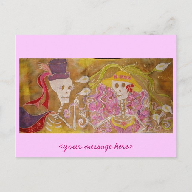 Cartão Postal o amor está no ar (Frente)