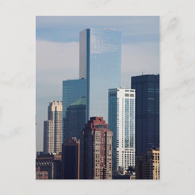 Cartão Postal O amplo centro financeiro Manhattan Nova Iorque (Frente)