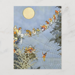 Cartão Postal “O Aniversário das Fadas” por Heath Robinson