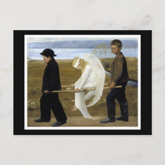 Cartão Postal O Anjo Ferido