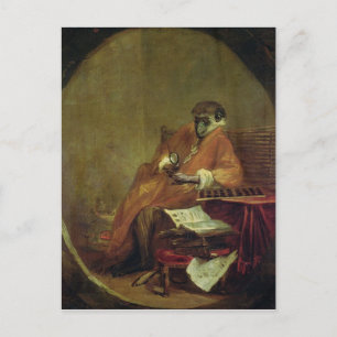 Cartão Postal O Antiquarian do macaco, 1740